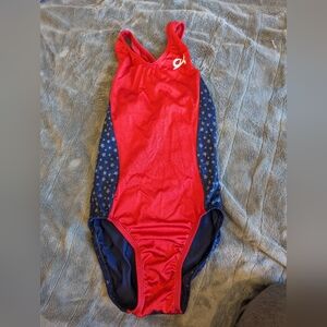 2 GK leotards Red and Blue
